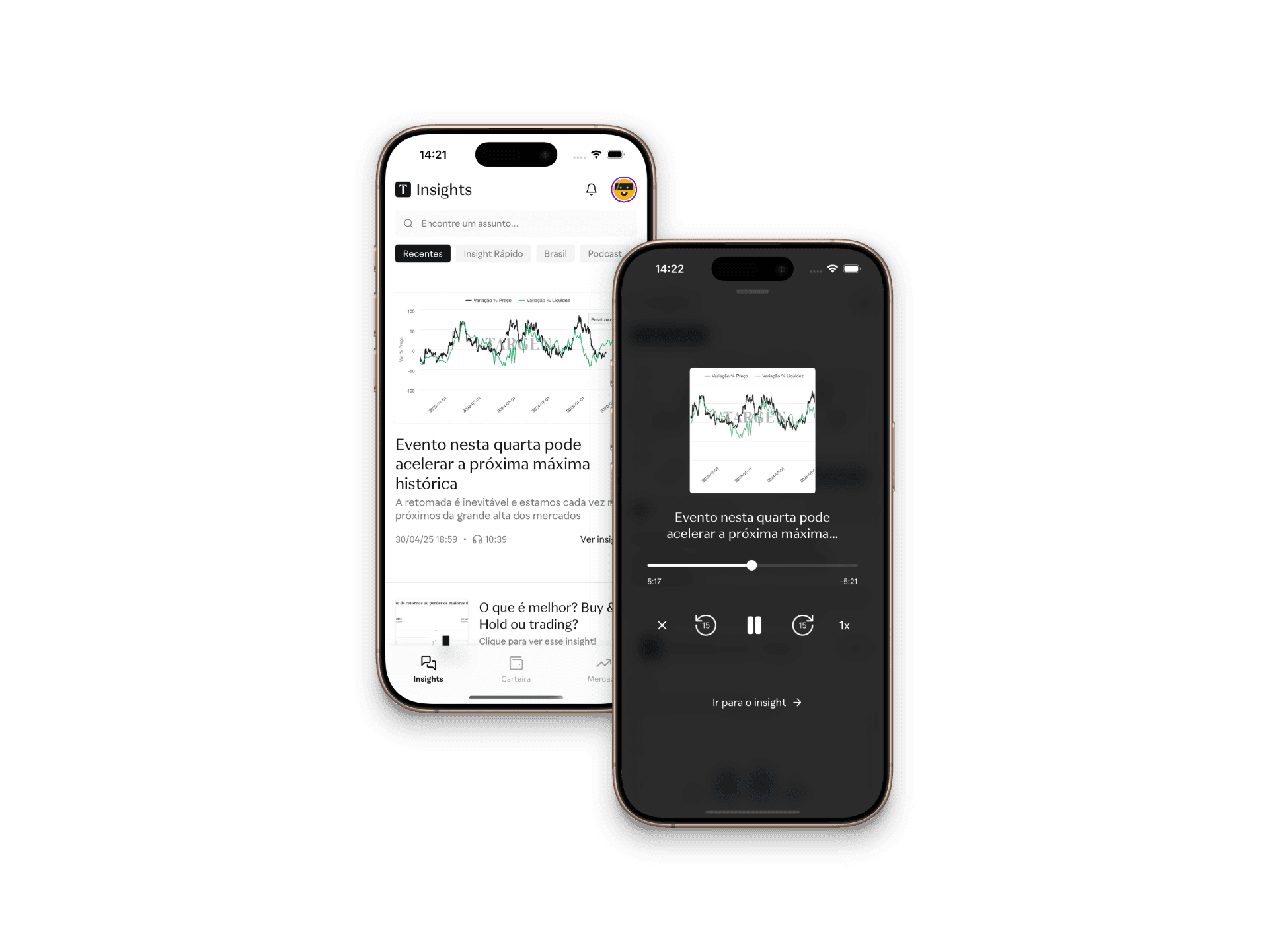 Acesse relatórios e insights exclusivos